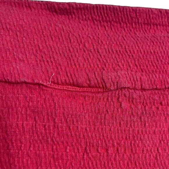 Contempo Casuals Mini Dress Women's Medium Red Off The Shoulder Vintage Bodycon - Picture 10 of 16